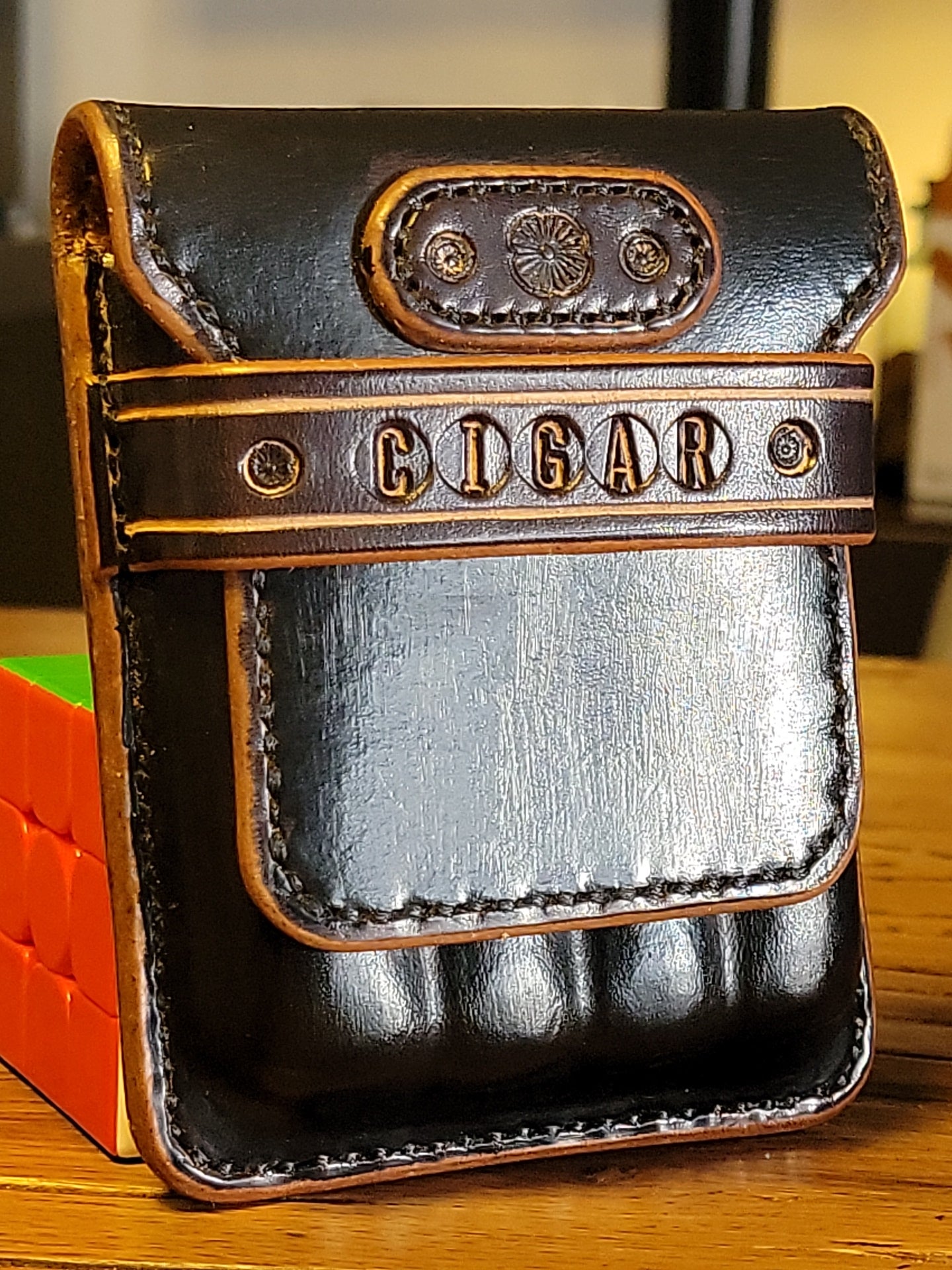 Porta sigari (4 sigari) – CT Leather Creations